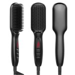 Brosse lissante chauffante - koticidsin - 12 rglages temprature - technologie ionique - anti - brlure ...