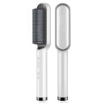 Brosse lissante ionique - brosse chauffante cramique professionnelle - chauffage rapide - double utilisation ...