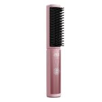 Brosse lissante sans fil portable chauffante avec 4 temp�ratures r�glables soin cheveux lumi�re rouge ...