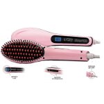 Brosse a lisser lissante chauffante peigne avec ecran lcd 2016