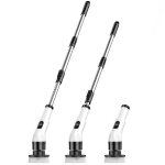 Brosse nettoyage electrique 9 en 1 sans fil �cran lcd manche t�lescopique r�glable �tanche ipx7 pour ...