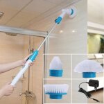 Brosse de nettoyage électrique rechargeable sans fil à long manche brosse de nettoyage étanche télescopique ... Brosse de nettoyage électrique rechargeable sans fil à long manche brosse de nettoyage étanche télescopique ...