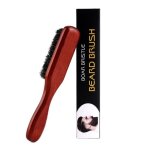 Brosse de nettoyage  manche en bois en poils de sanglier pour hommes - type brown
