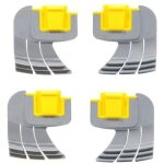 Brosses � r�curer pour piscine - pzcc - lot de 4 - cyclone centrifuge - r0714400 - compatibles zodiac ...