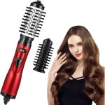 Brosse rotative 3 en 1 pour sche - cheveux  air chaudbrosses  cheveux  air chaud avec 2 brossespour ...