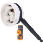 Brosse rotative spécial lavage auto pour tuyau d'arrosage Brosse rotative spécial lavage auto pour tuyau d'arrosage
