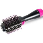 Brosse de sche - cheveux multifonctionnelle trois en un brosse  air chaud sche - cheveux bigoudi portable ...