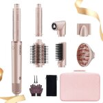 Brosse soufflante - mcuro - 7 - en - 1 air styler - 1400w - ionique c�ramique - boucleur auto