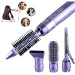 Brosse soufflante rotative mlyz - violet - 4 en 1 - cramique et ions ngatifs