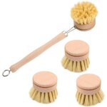 Brosse a vaisselle de cuisine brosse À vaisselle longue manchebrosses de nettoyage en bois avec 3 têtes ... Brosse a vaisselle de cuisine brosse À vaisselle longue manchebrosses de nettoyage en bois avec 3 têtes ...