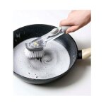 Brosse vaisselle avec r�servoir distributeur de savon produit d�tergent �ponge magique tampon � r�curer ...