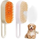 Brosse  vapeur 3 en 1 - brosse chien chat - abs - toilettage - dmlage - rduction des poils