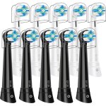 Brossettes compatibles with oral - b io - brossettes de rechange compatibles lot de 10 t�tes pour s�rie ...