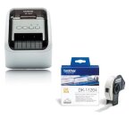 Brother etiqueteuse ql - 800 - usb - 300 dpi + Étiquettes multi - usage dk11204 - 17x54mm Brother etiqueteuse ql - 800 - usb - 300 dpi + Étiquettes multi - usage dk11204 - 17x54mm