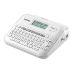 Brother p - touch pt - d410 - tiqueteuse - noir et blanc - transfert thermique - 18 mm de large - 180 ...