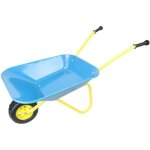 Brouette pour enfant en mtal - bleu et jaune - linxor
