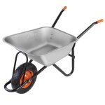 Brouette - fuxtec fx - wb6404g - charge 120 kg volume 90 l acier galvanis