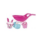Brouette de plage hello kitty + seau garni + arrosoir - jeux de sable plein air enfant - des 10 mois