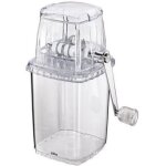 Broyeur  glace - cilio - acrylique -  manivelle - 16x12x23. 5cm - transparent