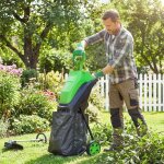 Broyeur de v�g�taux �lectrique 2500 w broyeur de branches avec sac de collecte 45l 4300 tr / min 44x34x96cm ...