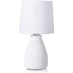 Brubaker - lampe de table / de chevet - design scandinave / moderne - hauteur 28 cm - pied en cramique ...