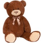 Brubaker peluche g�ante xxl - ours - nounours - 100 cm - marron - ultra douce & mignonne
