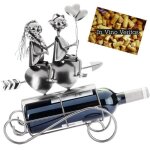 Brubaker porte - bouteilles à vin couple damoureux sur c?ur flèche en métal couple avec ballons et fleur ... Brubaker porte - bouteilles à vin couple damoureux sur c?ur flèche en métal couple avec ballons et fleur ...