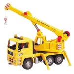 Camion grue - bruder - 02754 - cabine inclinable - rotation 360 - piles incluses