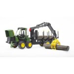 Bruder - 2133 - porteur forestier john deere 1210e avec chargeur remorque forestière et rondins de bois ... Bruder - 2133 - porteur forestier john deere 1210e avec chargeur remorque forestière et rondins de bois ...