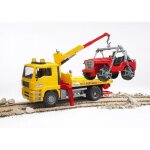 Bruder - 2750 - camion depannage man + portique et jeep echelle 1 / 16eme - 495 cm