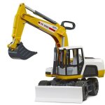Jouet - bruder - excavateur - blanc - jaune - pour enfants � partir de 3 ans
