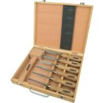 Br�der mannesmann ensemble doutils de sculpture en bois 7 pcs 66107