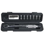 Kit de clés dynamométriques - brüder mannesmann - 8 pièces - 5 - 25 nm - douilles 3 - 10 mm - boîtier ... Kit de clés dynamométriques - brüder mannesmann - 8 pièces - 5 - 25 nm - douilles 3 - 10 mm - boîtier ...
