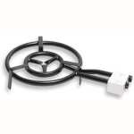 Brûleur à gaz - briebe - mod500 - double anneau - 50 cm - acier Émaillé - noir Brûleur à gaz - briebe - mod500 - double anneau - 50 cm - acier Émaillé - noir