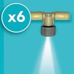 Brumisateur autonome jardiline - 6 buses tuyau 6 m - prmont