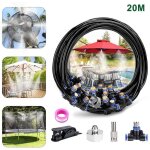 Brumisateur exterieur - vinsic - syst�me de brumisation 20m - refroidissement jardin patio - 20 buses ...