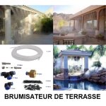 Brumisateur de terrasse - fraîcheur - 10m avec 10 buses - kit complet - assemblage rapide - climatisation ... Brumisateur de terrasse - fraîcheur - 10m avec 10 buses - kit complet - assemblage rapide - climatisation ...