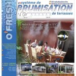 Brumisateur de terrasse haute performance ofresh - 6m - 6 buses laiton - blanc - garantie 2 ans