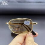 Brun dor� - dioptrie - 45 myopie - lunettes de myopie photochromique rectangulaires pliables pour hommes ...