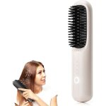 Brusheo hair pro brusho hair pro 2 en 1 brosse lissante pour cheveux sans fil fer  lisser  ions ngatifs ...