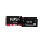 Bs battery - batterie moto 12v sans entretien activ�e usine btz10s sla - 9ah - l88mm w150mm h93mm