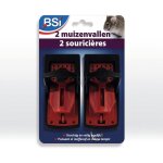 Bsi - pi�ges � souris - tapettes en plastique - lot de 2 - r�utilisables - pour la maison autour et d�pendance ...