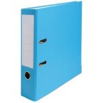 Classeur � levier - exacompta - budget 918412b - a4 21x297 cm - dos 80 mm - bleu clair