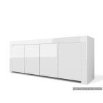 Buffet 4 portes dalia blanc