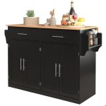 Buffet 4 portes noir laqu� brillant - bahut commode avec 2 tiroirs - l 120 x l 71 x h 915