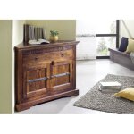 Buffet dangle - bois massif dacacia laqu� (nougat) - style colonial - oxford #505