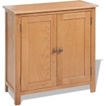 Buffet bahut armoire console meuble de rangement 75 cm bois de chene massif