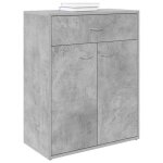 Buffet bahut - ventes - commode meuble - moderne buffet - gris b�ton - 60x30x75 cm bois ding�nierie 70658 ...