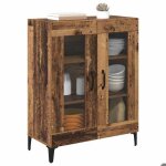Buffet bahut / commode mvs - multi - rangement - meuble sur pied - bois ancien 695x34x90cm bois ding�nierie ...