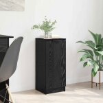 Buffet - bahut - enfilade vidaxl buffet ch�ne noir 30 x 30 x 70 cm bois ding�nierie